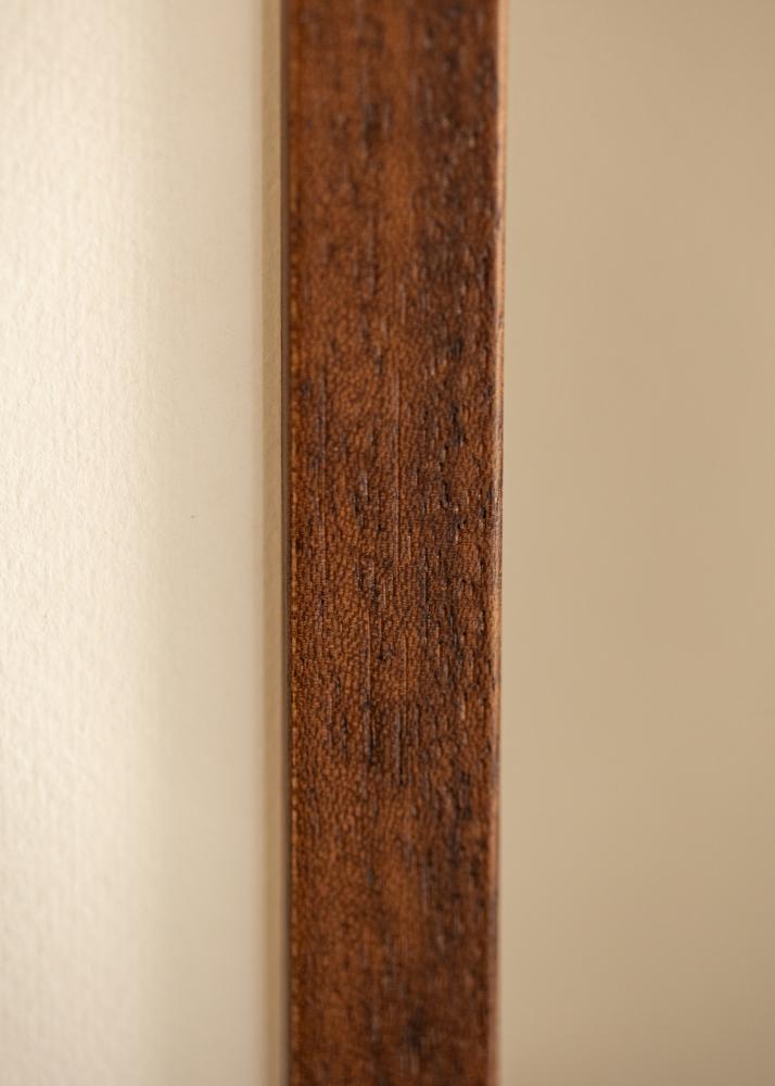 Ramă Hermes Teak 45x60 cm - Passepartout Alb 35x50 cm