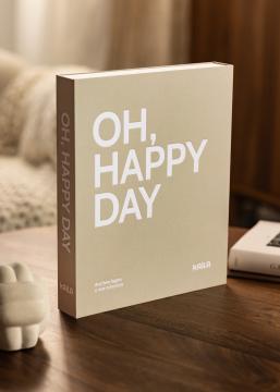 KAILA OH HAPPY DAY Grey - Coffee Table Photo Album (60 Negre Sidor)