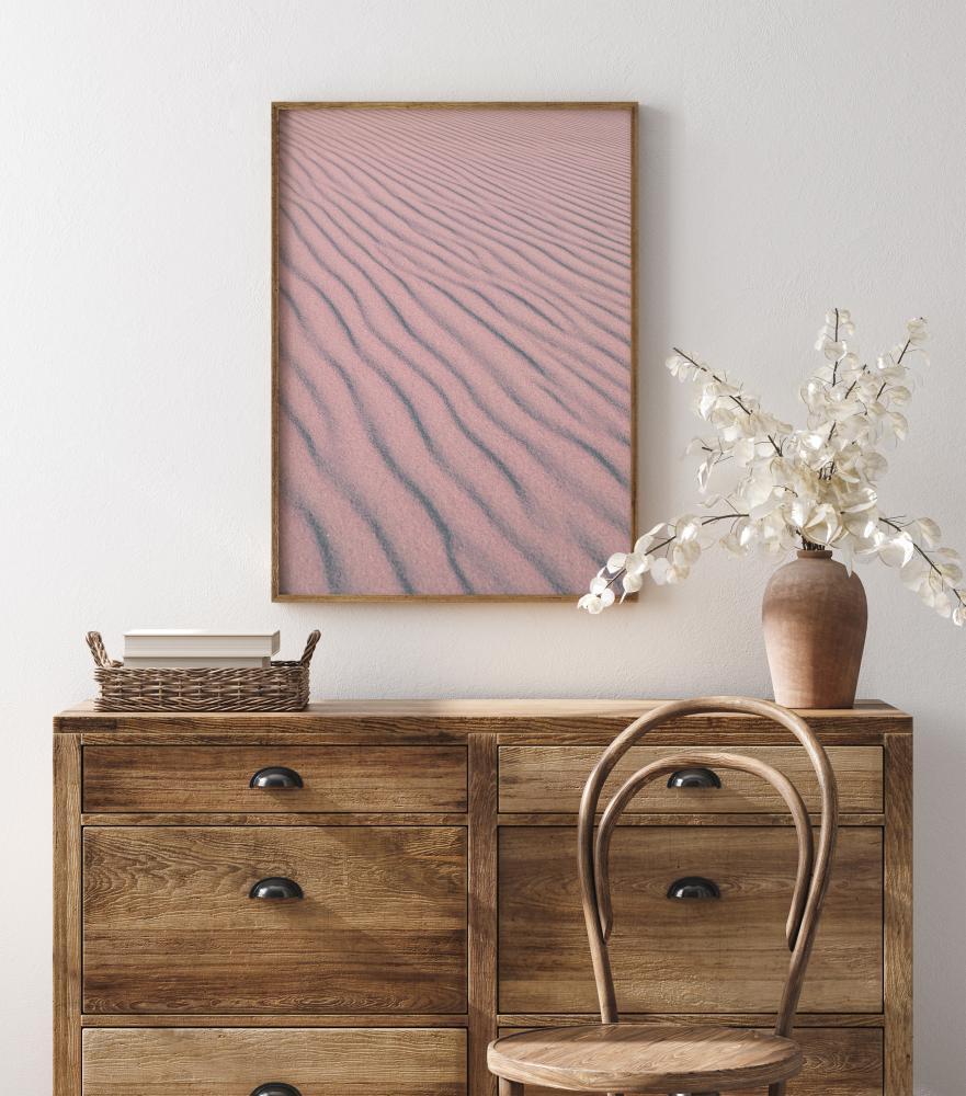 Pink Sandy Waves Poster