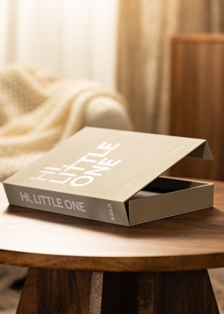 KAILA HI LITTLE ONE Grey - Coffee Table Photo Album (60 Negre Sidor)