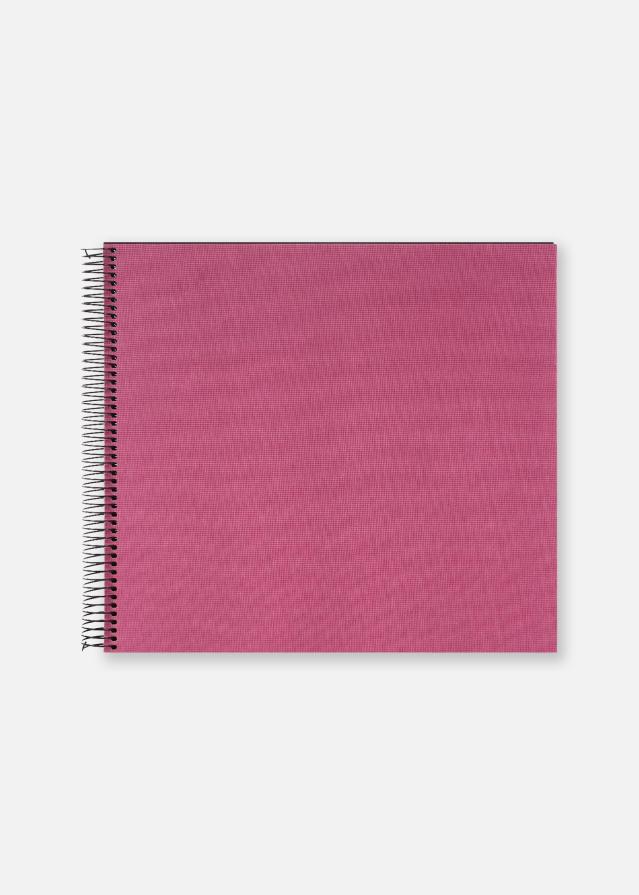 Bella Vista Album cu spirală Fuchsia - 35x30 cm (40 Negre Pagini / 20 foi)