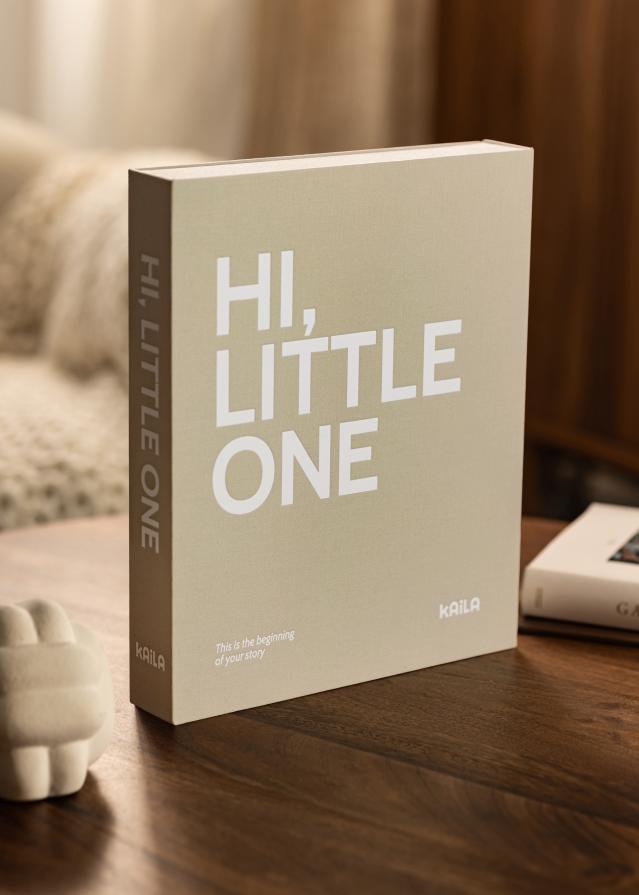 KAILA HI LITTLE ONE Grey - Coffee Table Photo Album (60 Negre Sidor)