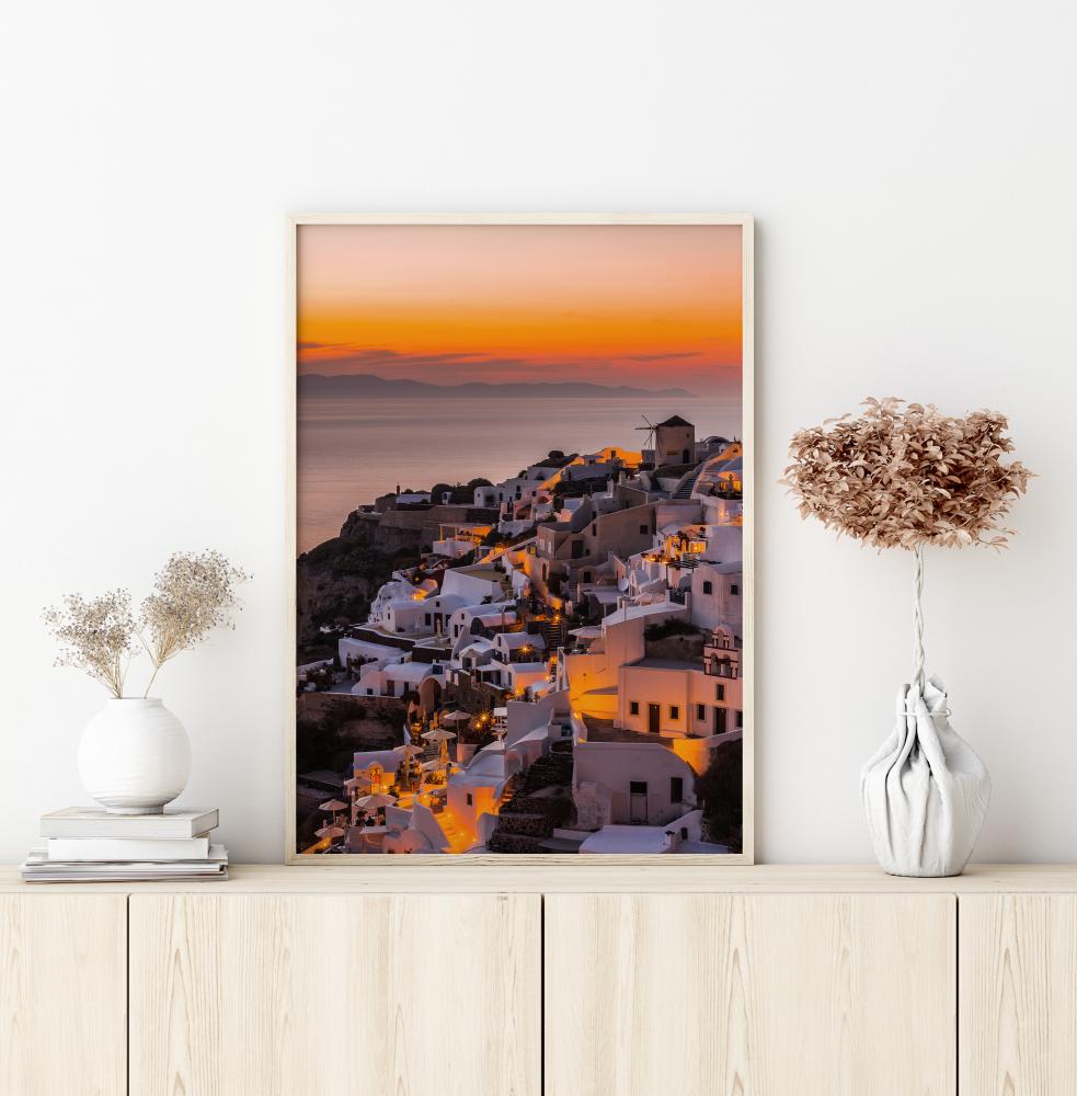 Calispera Santorini Poster