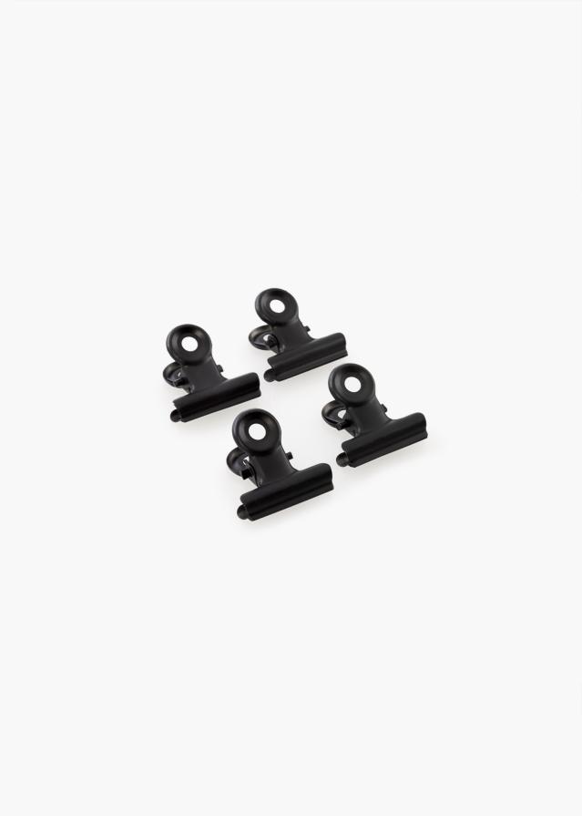 KAILA Poster Clip Black 20 mm - 4 buc.