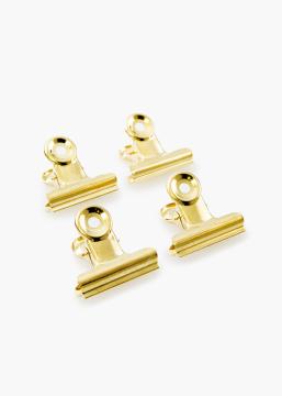 KAILA Poster Clip Gold 40 mm - 4 buc.