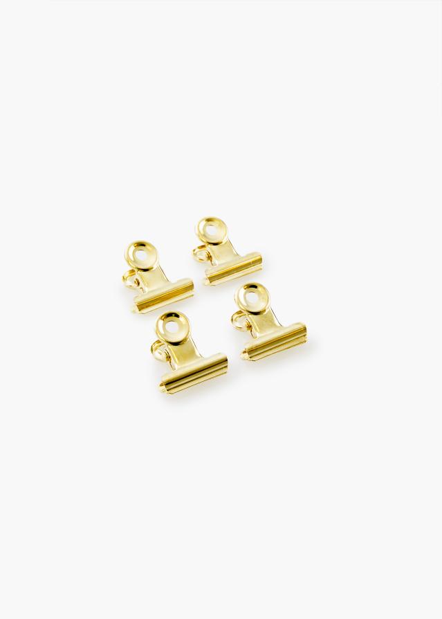 KAILA Poster Clip Gold 20 mm - 4 buc.