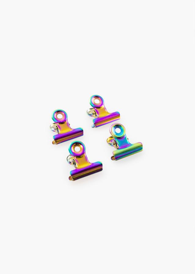 KAILA Poster Clip Rainbow 20 mm - 4 buc.