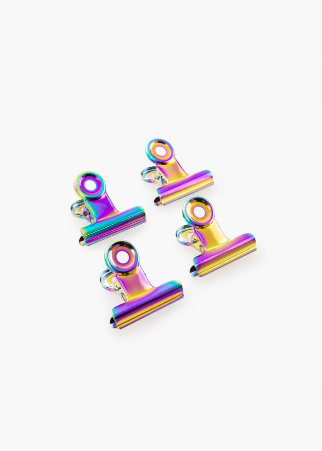 KAILA Poster Clip Rainbow 30 mm - 4 buc.