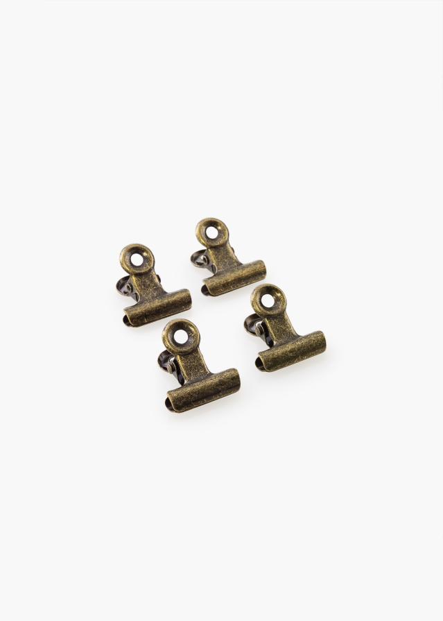 KAILA Poster Clip Retro Bronze 20 mm - 4 buc.