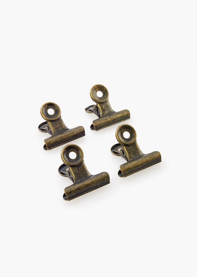 KAILA Poster Clip Retro Bronze 30 mm - 4 buc.