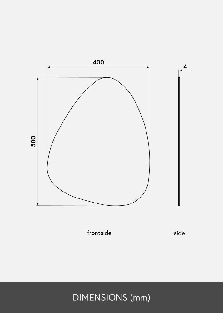 KAILA Oglindă Shape I 40x50 cm