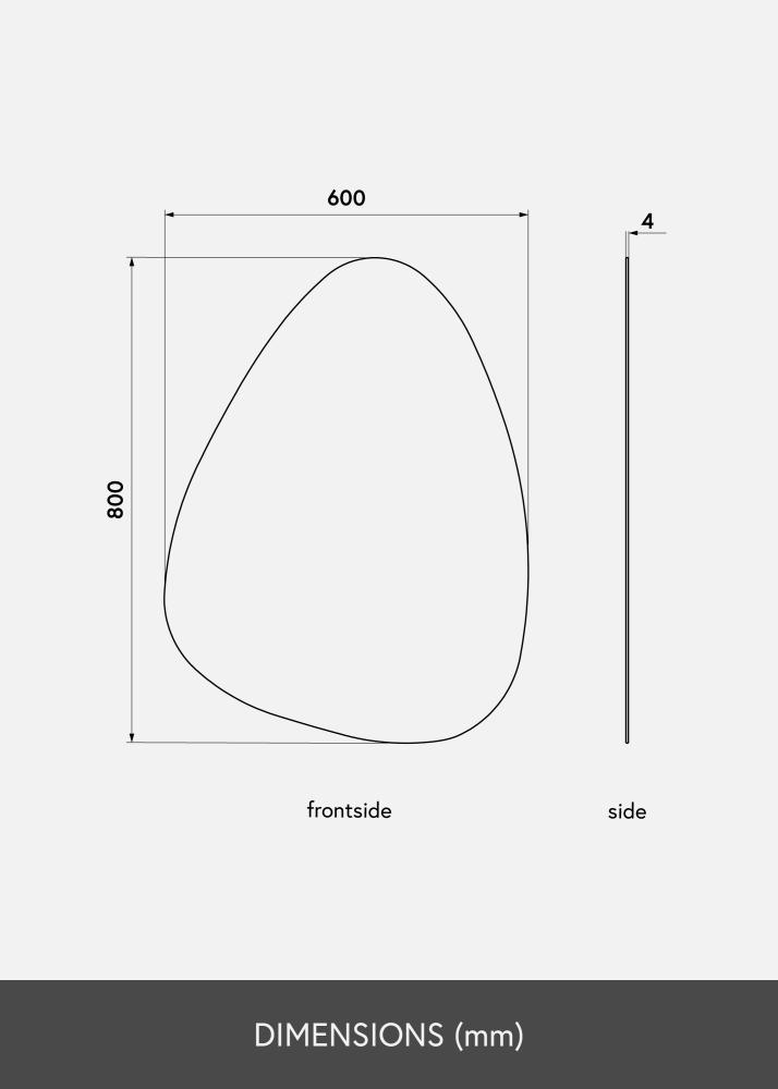 KAILA Oglindă Shape I 60x80 cm