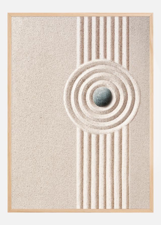 Circle Sand Poster