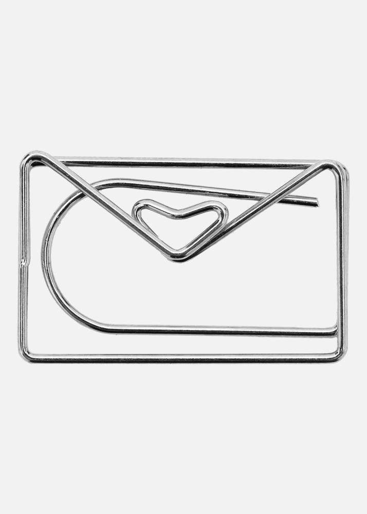 PAC Metal Paperclip Envelope Argintiu