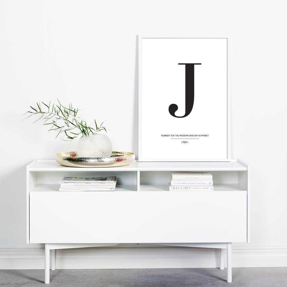 Letter J Poster