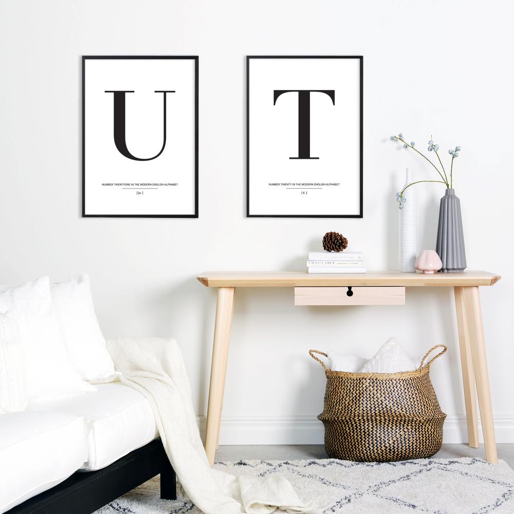 Letter U Poster