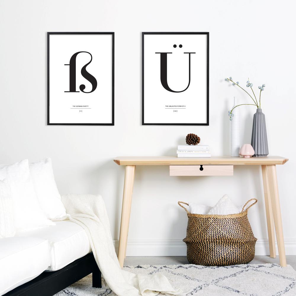 Letter Ü Poster