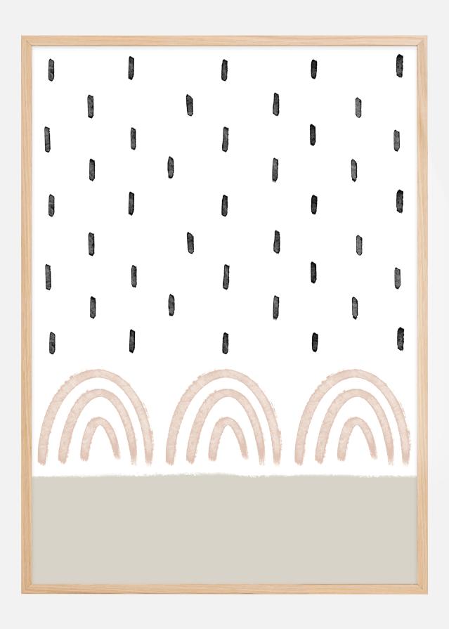 Rain on Rainbows Poster