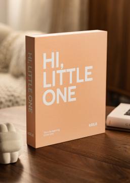 KAILA HI LITTLE ONE Pink - Coffee Table Photo Album (60 Negre Pagini / 30 foi)