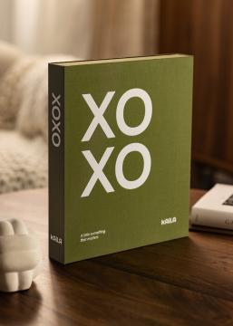 KAILA XOXO Olive - Coffee Table Photo Album (60 Negre Pagini / 30 foi)