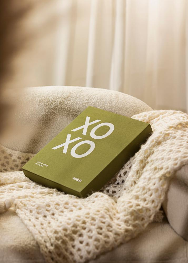 KAILA XOXO Olive - Coffee Table Photo Album (60 Negre Pagini / 30 foi)