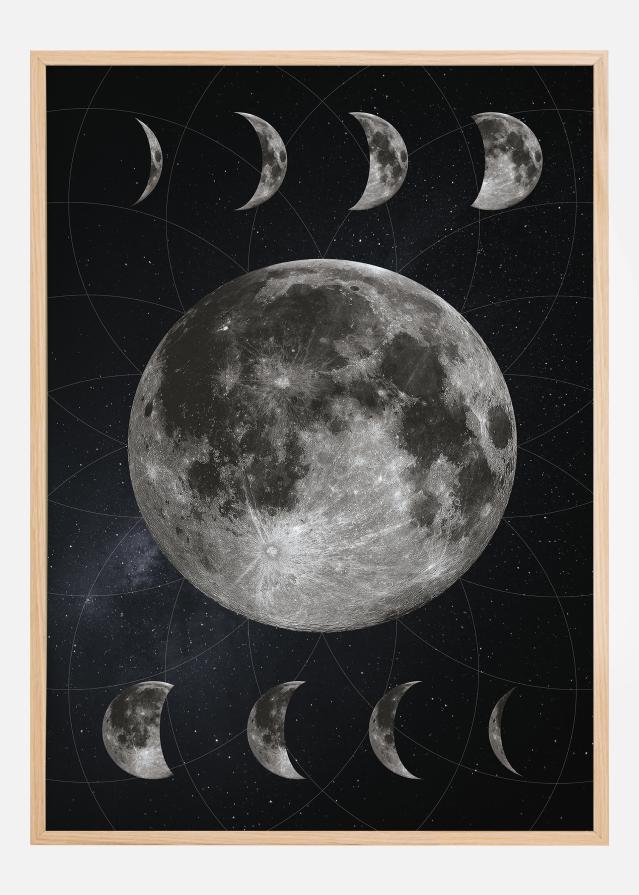 Moon Phases Poster