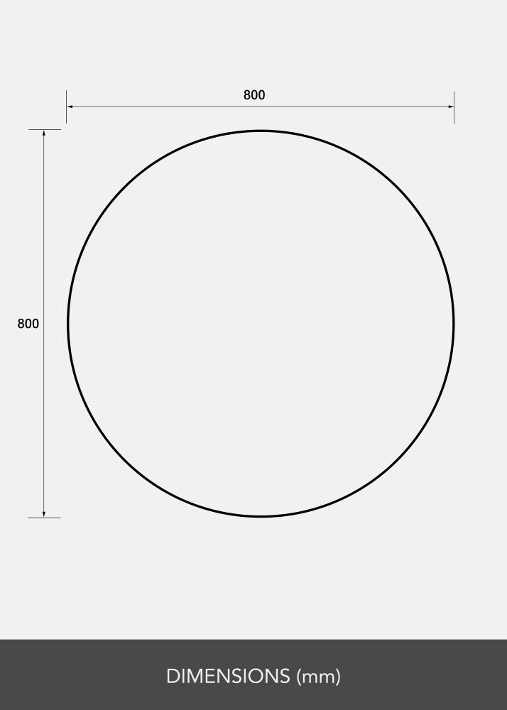 Oglindă Rotund 80 cm Ø - Selected By BGA