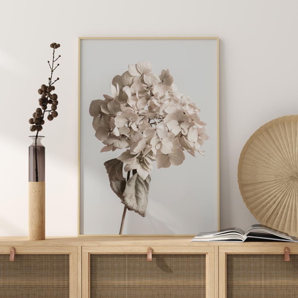 Beige Dried Flower Poster