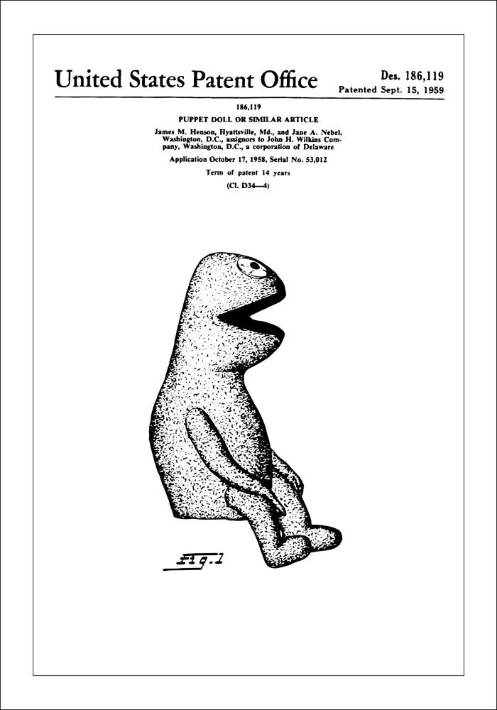 Schiță - The Muppets - Kermit în Poster