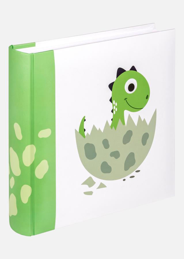 Little Dino Album pentru bebeluși Verde - 22,5x24 cm (80 Albe Pagini / 40 foi)