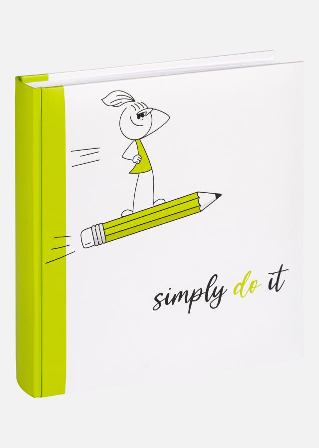 Smart Explorer Girl Album pentru bebeluși Verde - 22,5x24 cm (50 Albe Pagini)