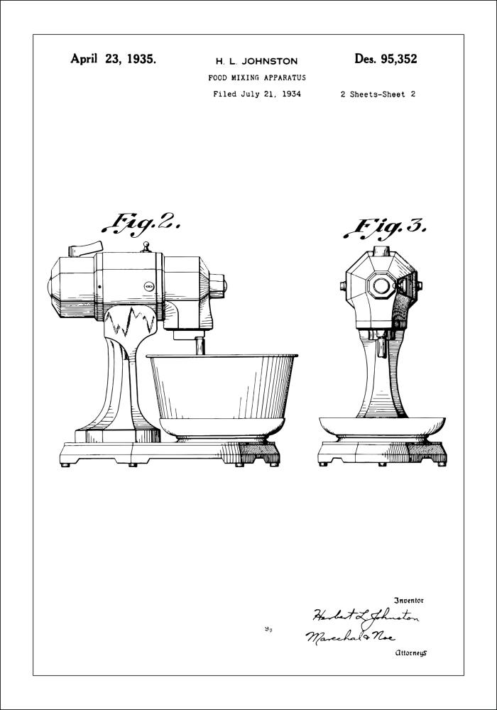 Schiță - Mixer II Poster