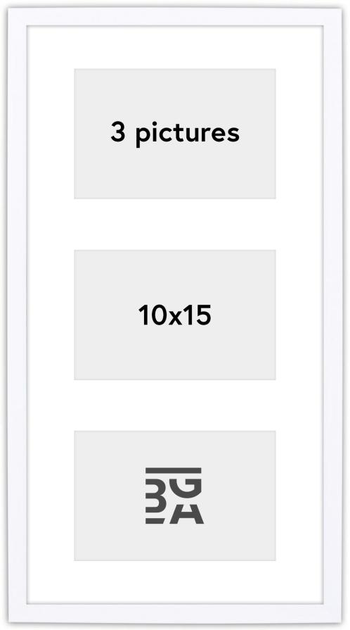 Edsbyn Ramă pentru colaj XIV Alb - 3 Fotografii (10x15 cm)