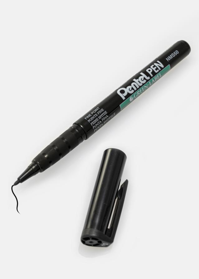 Pentel NMS50-A - Negru Pix/creion pentru album - 1 mm