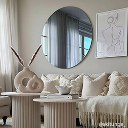 Oglindă Rotundă 110 cm Ø