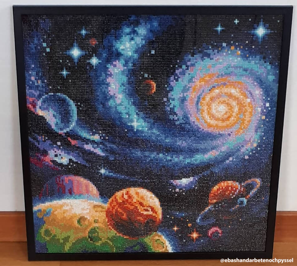 Tablou cu diamante înrămat