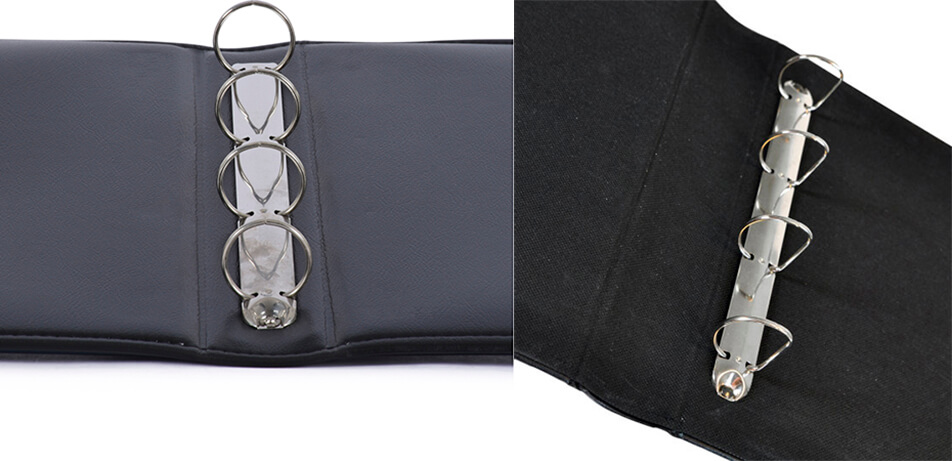 Clasor negru - album foto cu mecanism cu inele