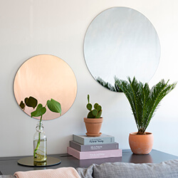 Oglinzi rotunde - oglinzi nuanțate