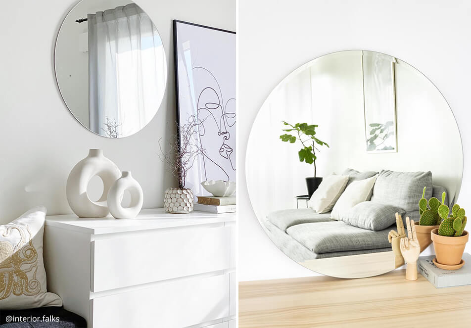 Oglinzi rotunde - decor luminos