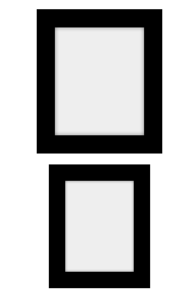 Perete cu 2 tablouri